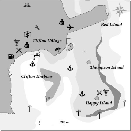Carte Clifton Union Grenadines