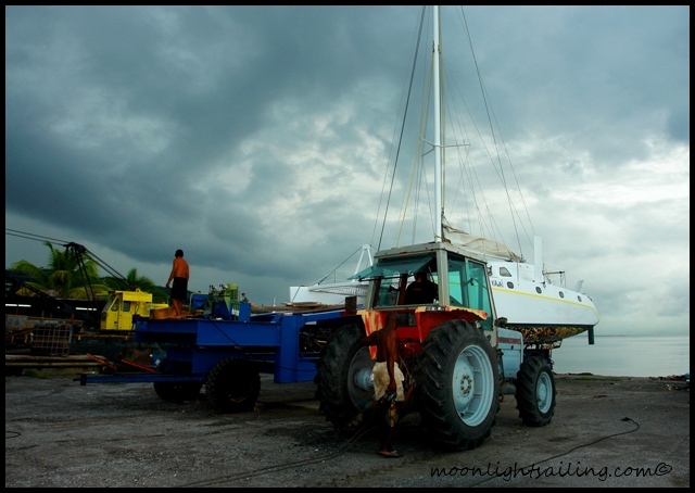 Boat yard catamaran Trinidad