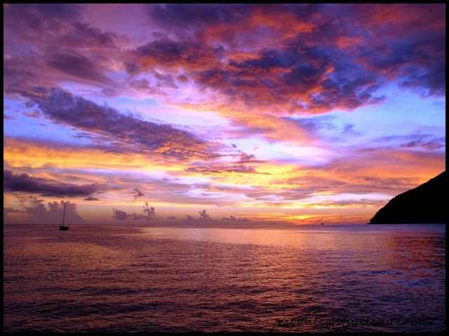 Sunset in Grande Anse