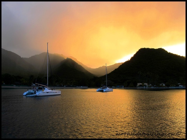 At the anchorage
