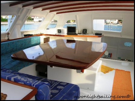 saloon catamaran