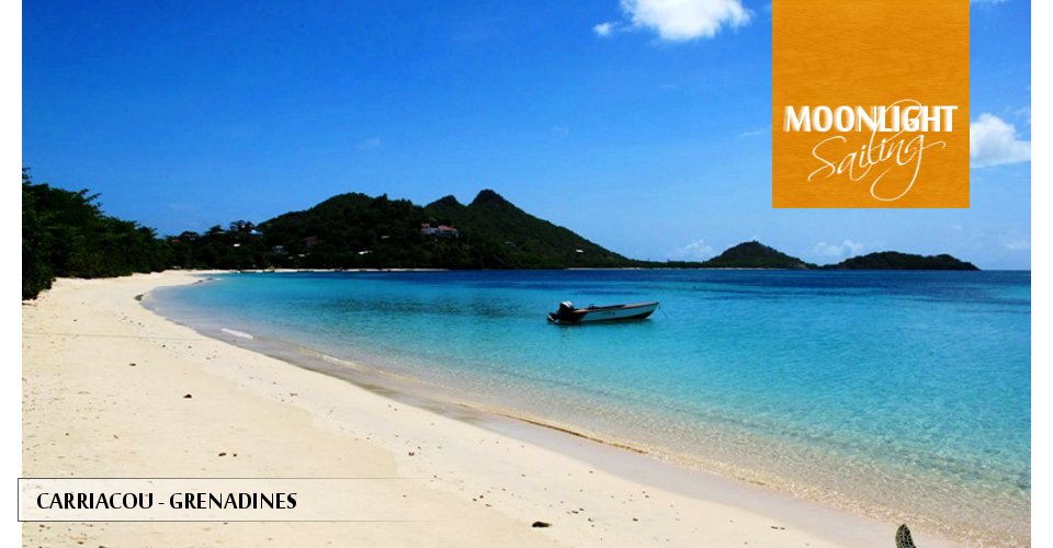 plage de Paridise Beach bateau moteur  Carriacou